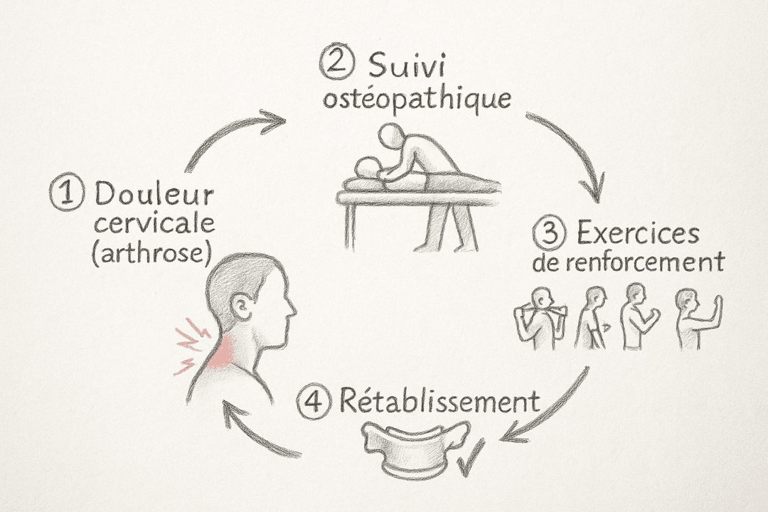 Traitement ostéopathique de l'arthrose